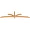 Ekena Millwork Davenport Timber Gable Bracket, Western Red Cedar, 108"W x 31 1/2"H x 3 1/2"D x 3 1/2"F, 7/12 Pitch GBW108X31X0404DAV00SWR - alternate 2
